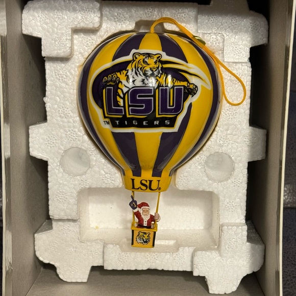 LSU Tigers 2003 Danbury Mint Victory Balloon Christmas Ornament - Picture 2 of 6
